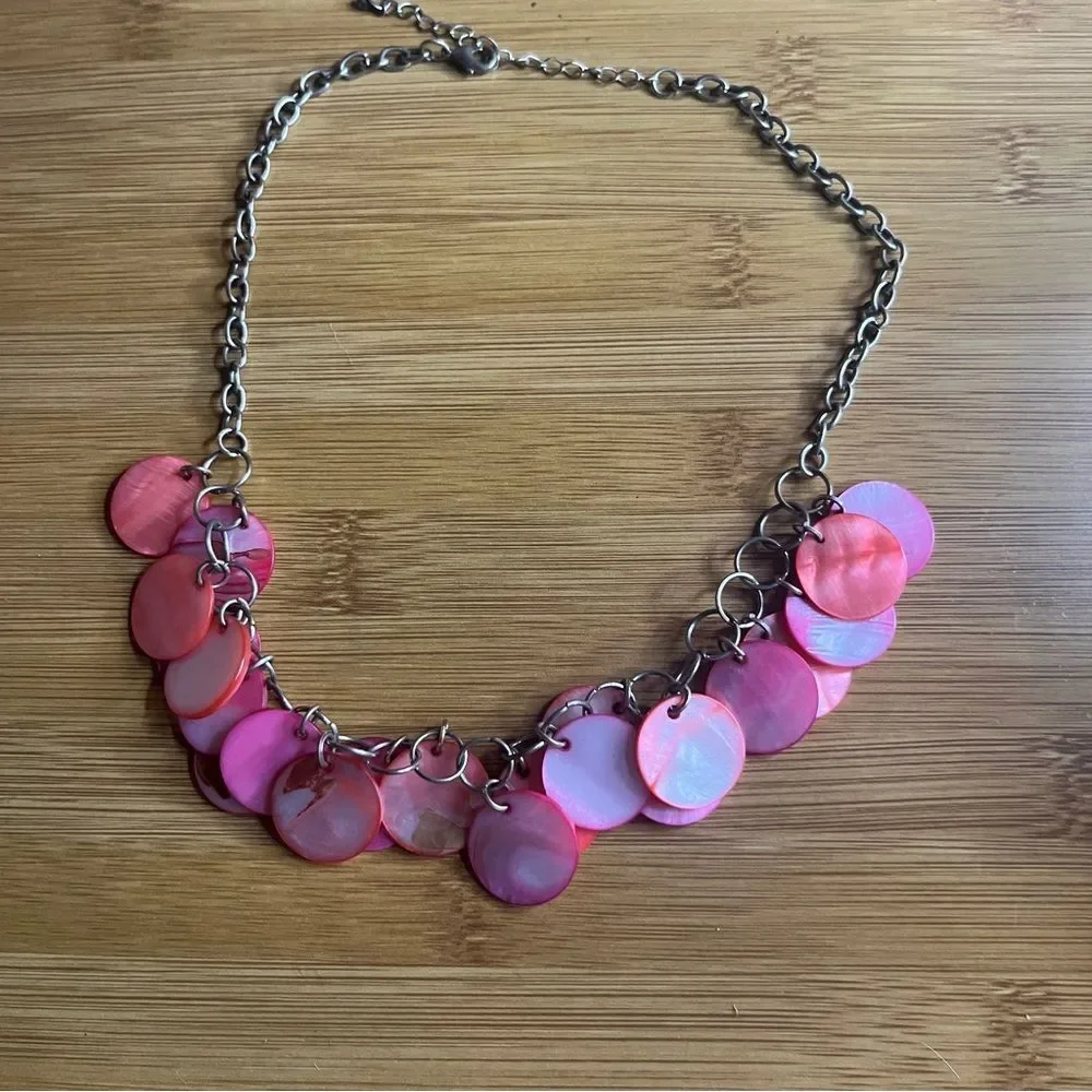 Boutique Elegant Pink Shell Necklace